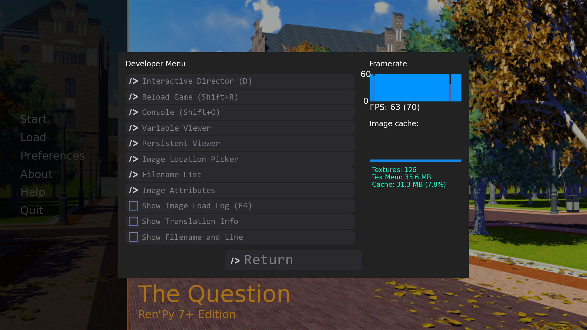 Интерфейс лаунчера — скриншот